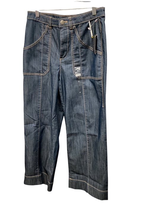 Jeans Wide Leg By Tommy Hilfiger In Blue Denim, Size: 4