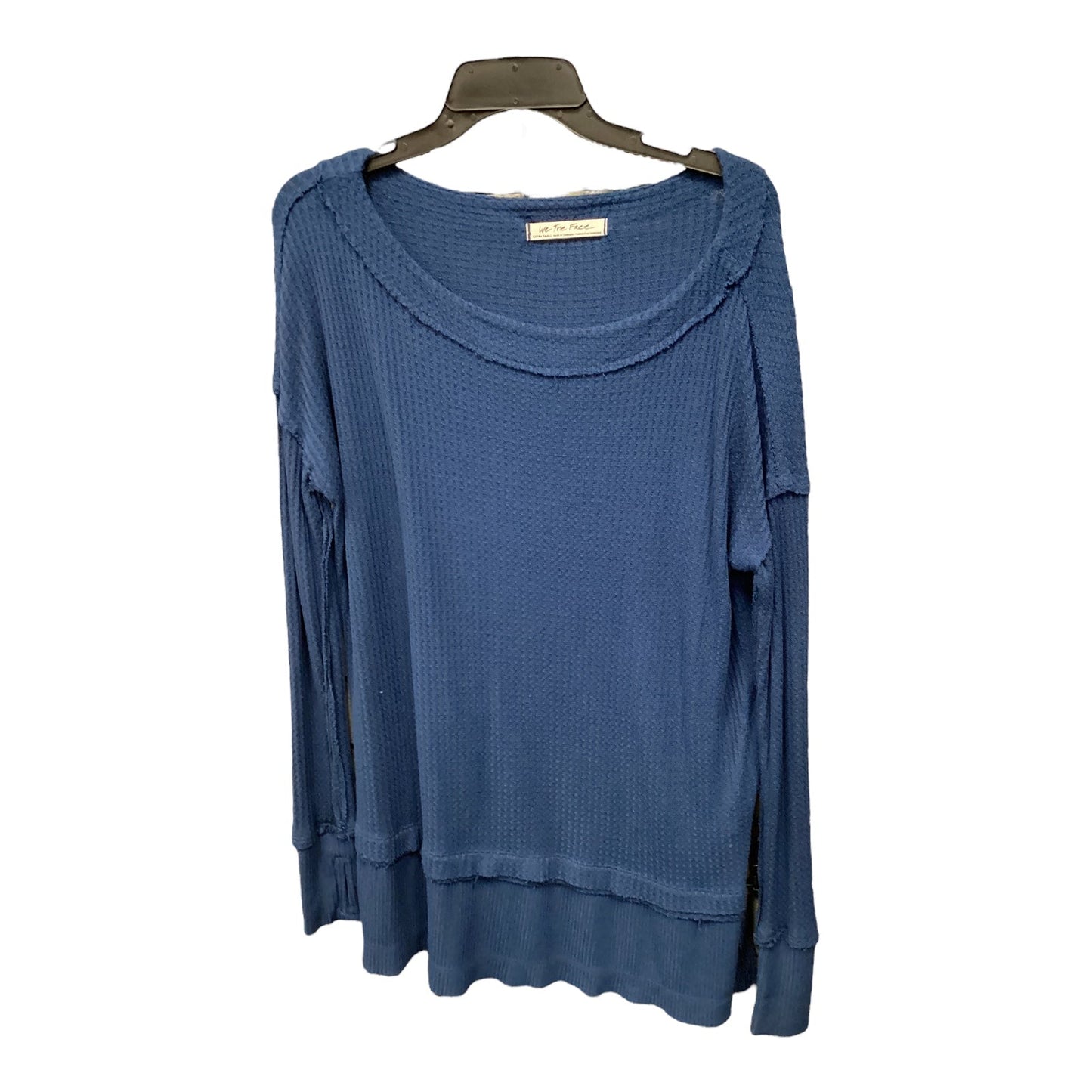 Top Long Sleeve By We The Free In Blue, Size: Xs