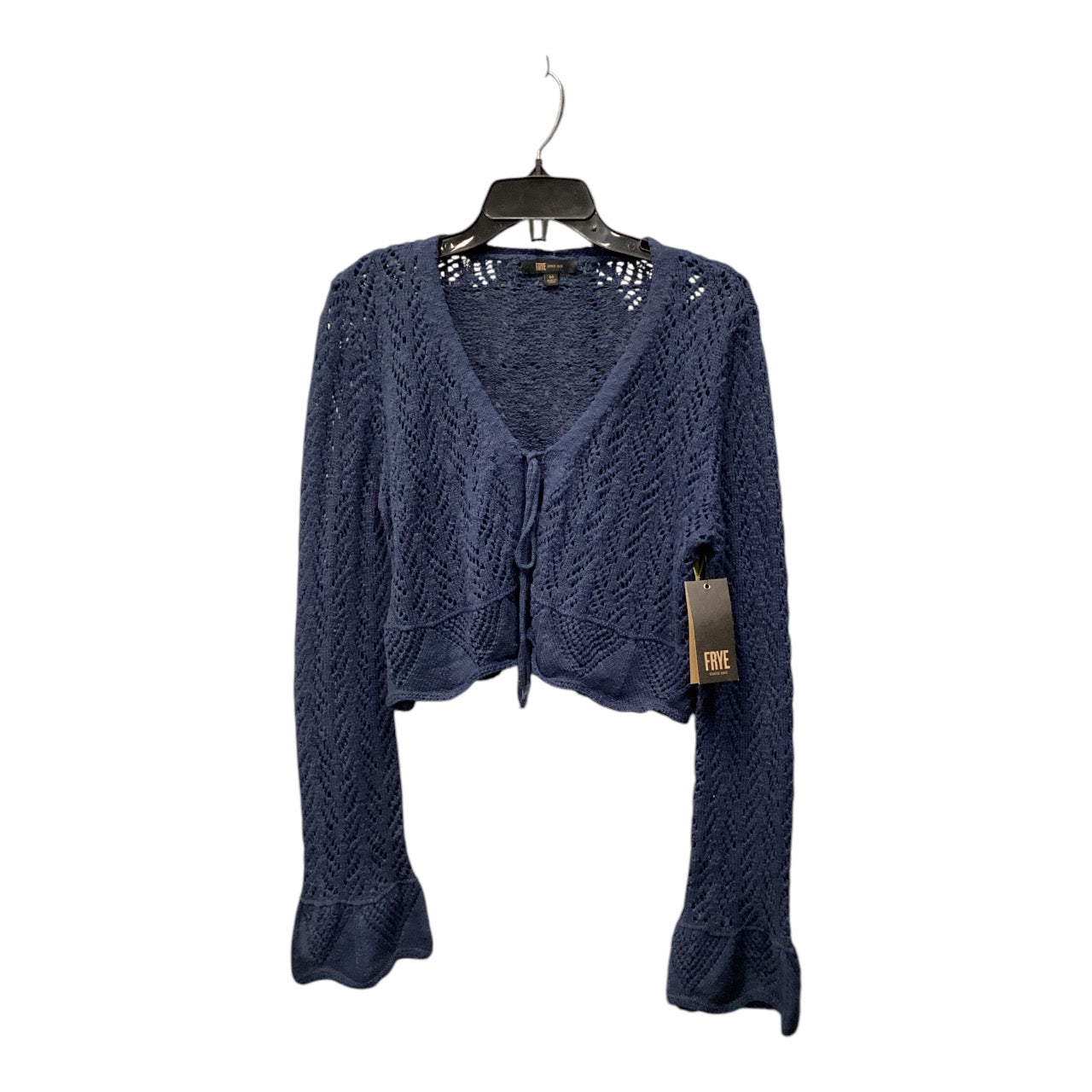 Sweater Cardigan By Frye In Blue, Size: M