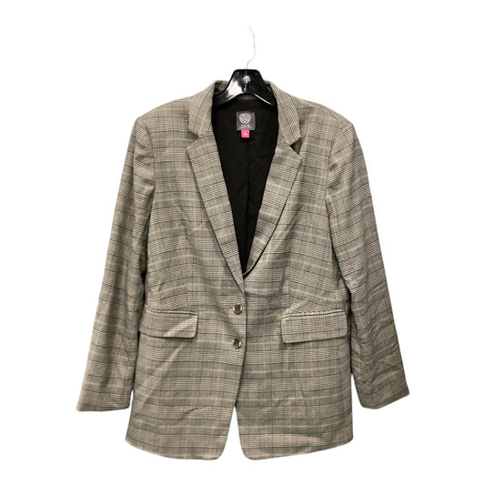 Blazer By Vince Camuto In Plaid Pattern, Size: 12