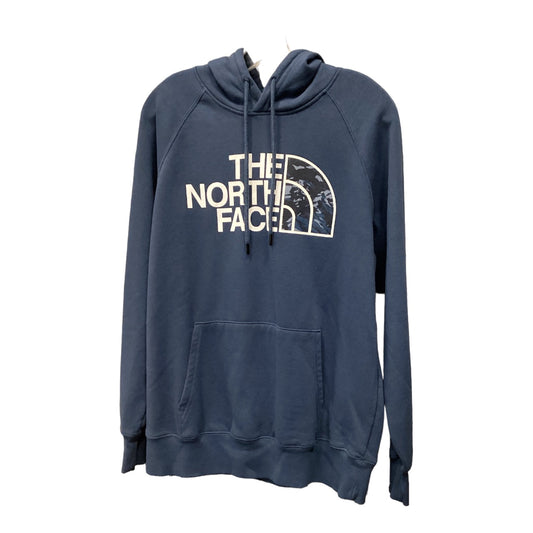 Sweatshirt Hoodie By The North Face In Blue, Size: L