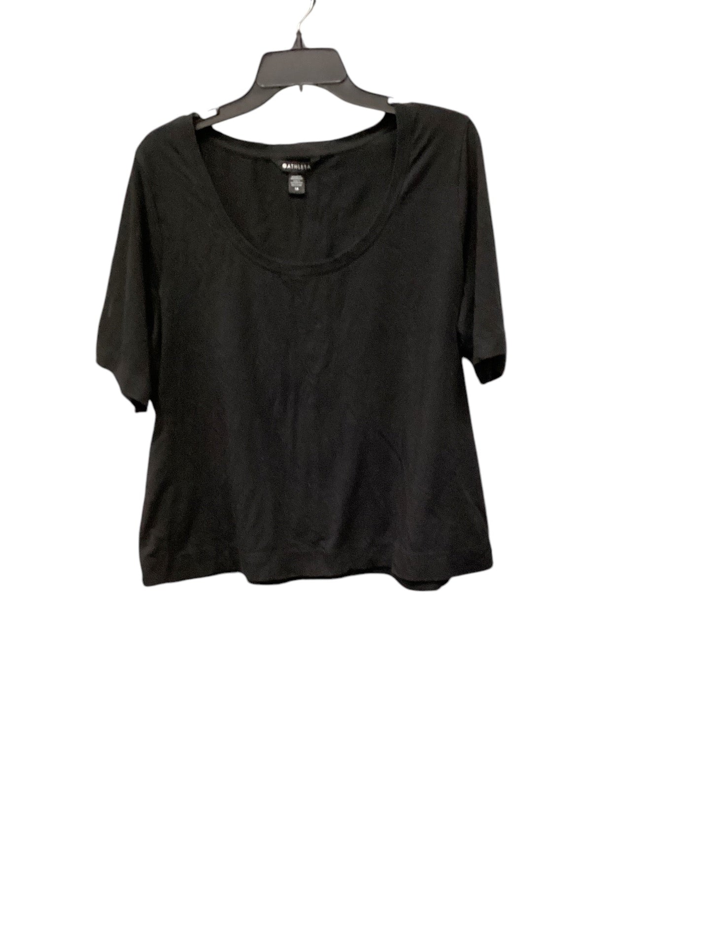 Athletic Top Short Sleeve By Athleta In Black, Size: 1x