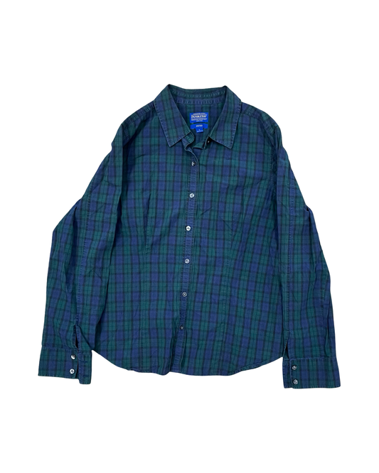 Top Ls By Pendleton In Blue & Green, Size:L