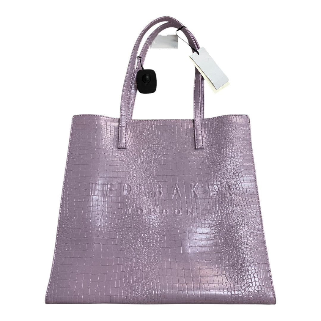 Handbag By Ted Baker In Purple, Size:Large