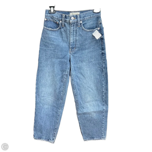 Jeans Straight By Madewell In Blue Denim, Size: 0