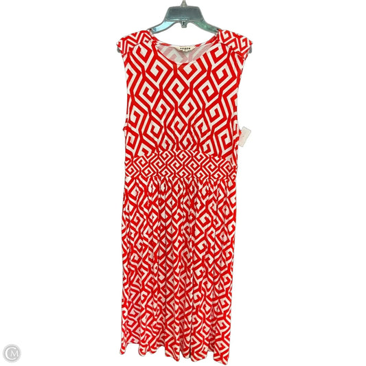 Dress Casual Maxi By Boden In Red, Size: 12