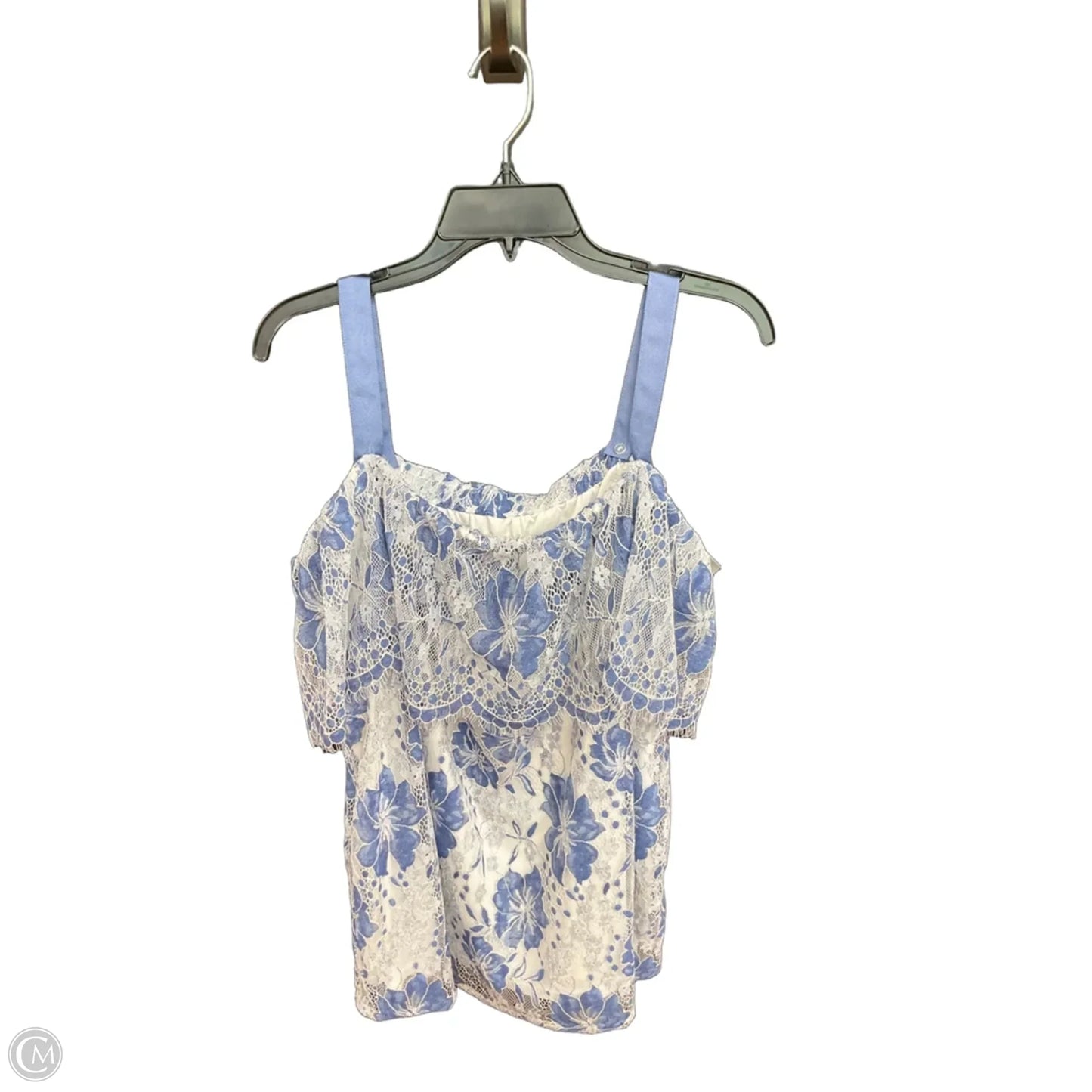 Top Sleeveless By Lane Bryant In Blue, Size: 2x