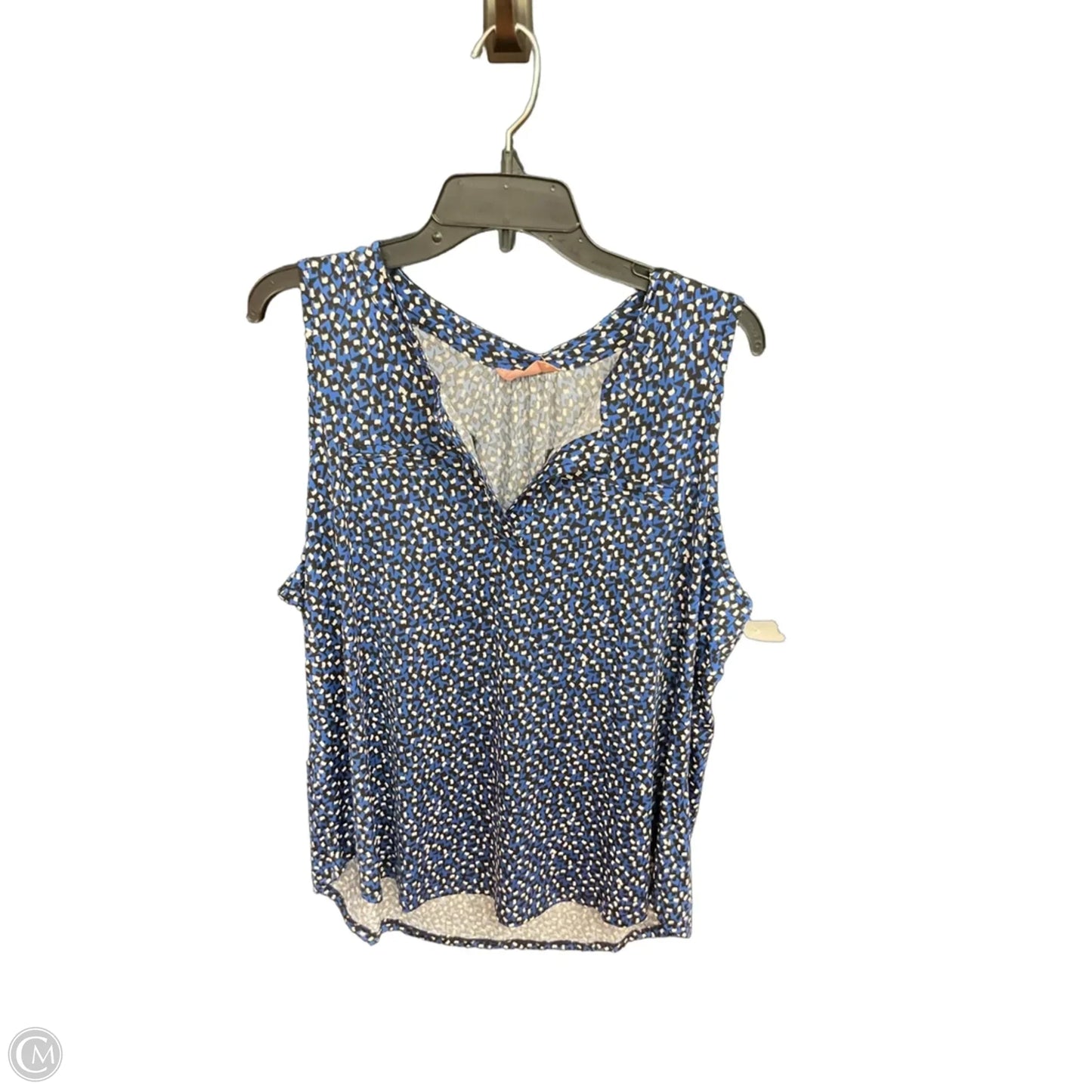 Top Sleeveless By Clothes Mentor In Blue, Size: 2x