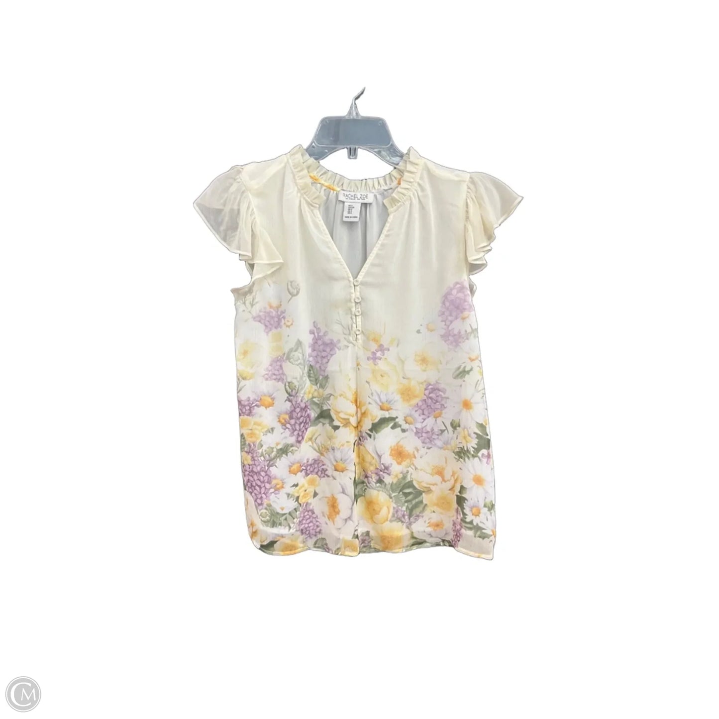 Top Sleeveless By Rachel Zoe In Yellow, Size: S
