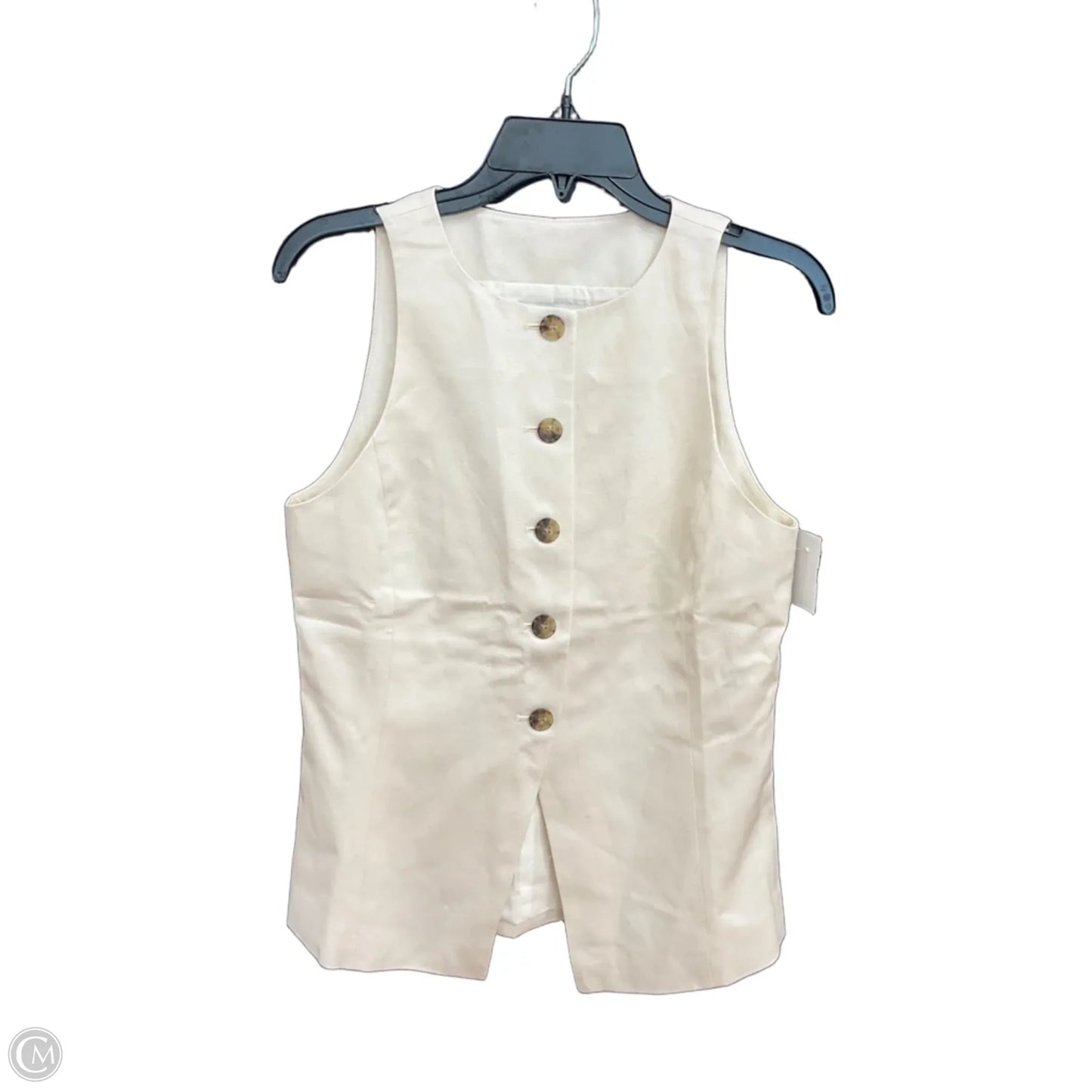 Top Sleeveless By Madewell In Cream, Size: Xs