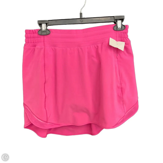 Athletic Skirt By Lululemon In Pink, Size: M