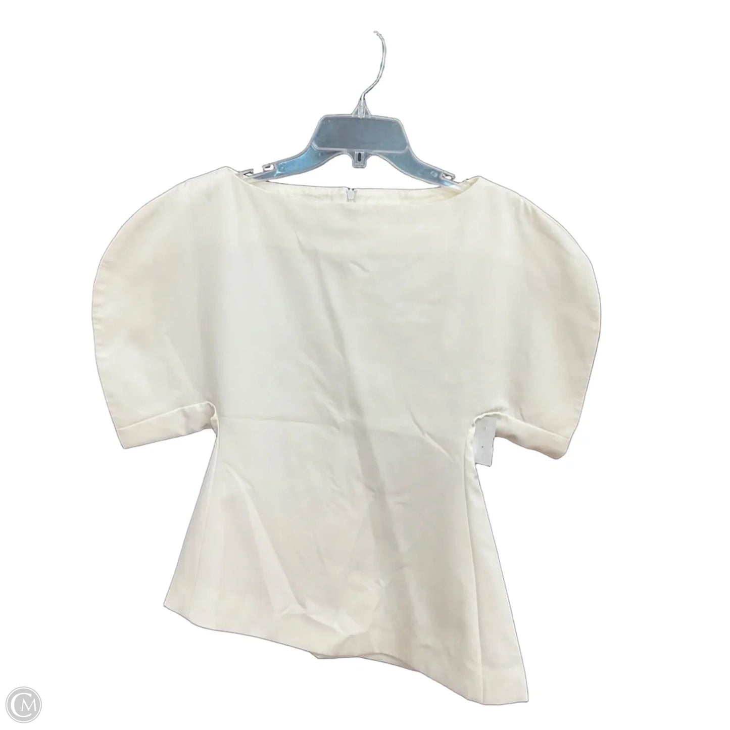 Top Short Sleeve By Clothes Mentor In Cream, Size: S