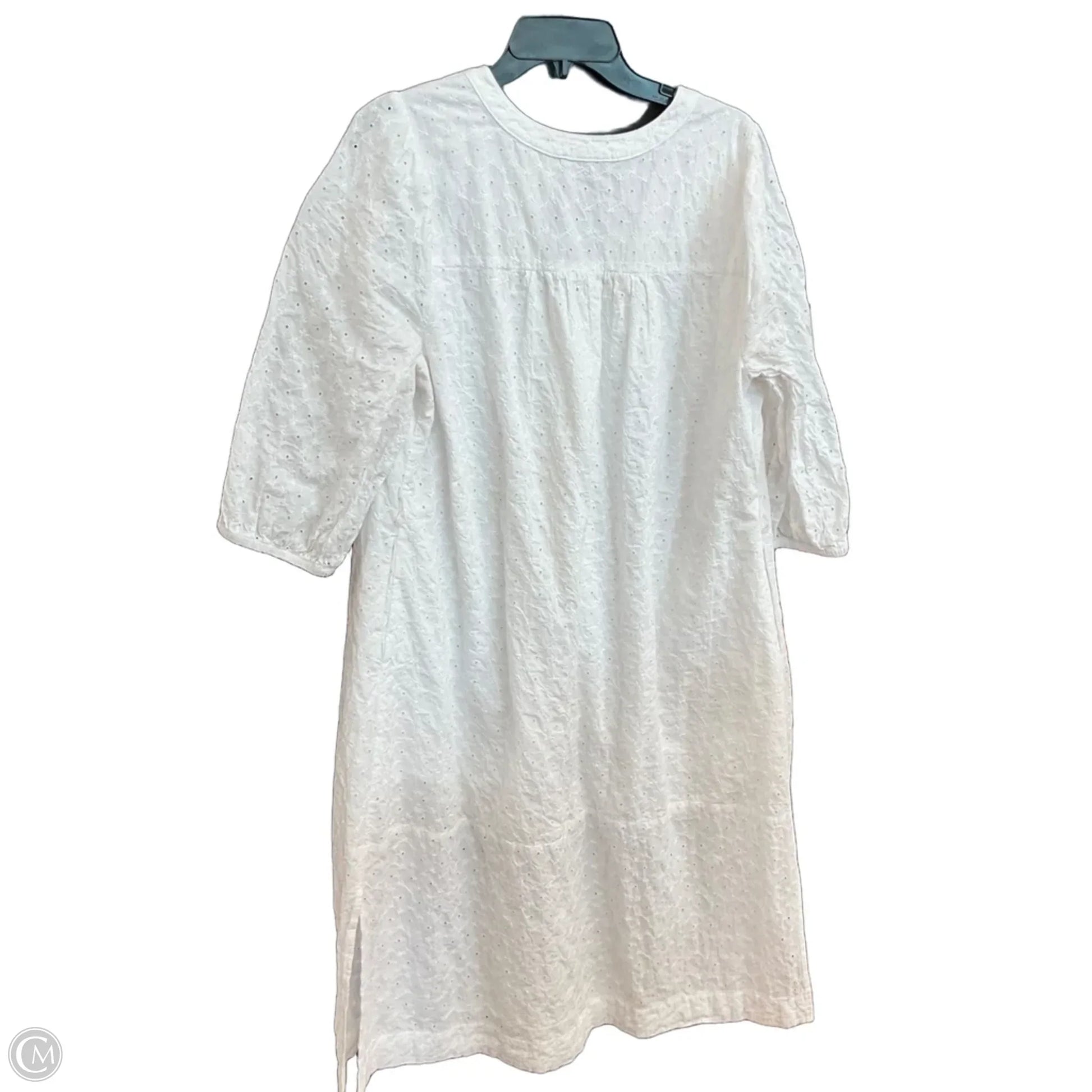 Dress Casual Midi By Lane Bryant In White, Size: 18