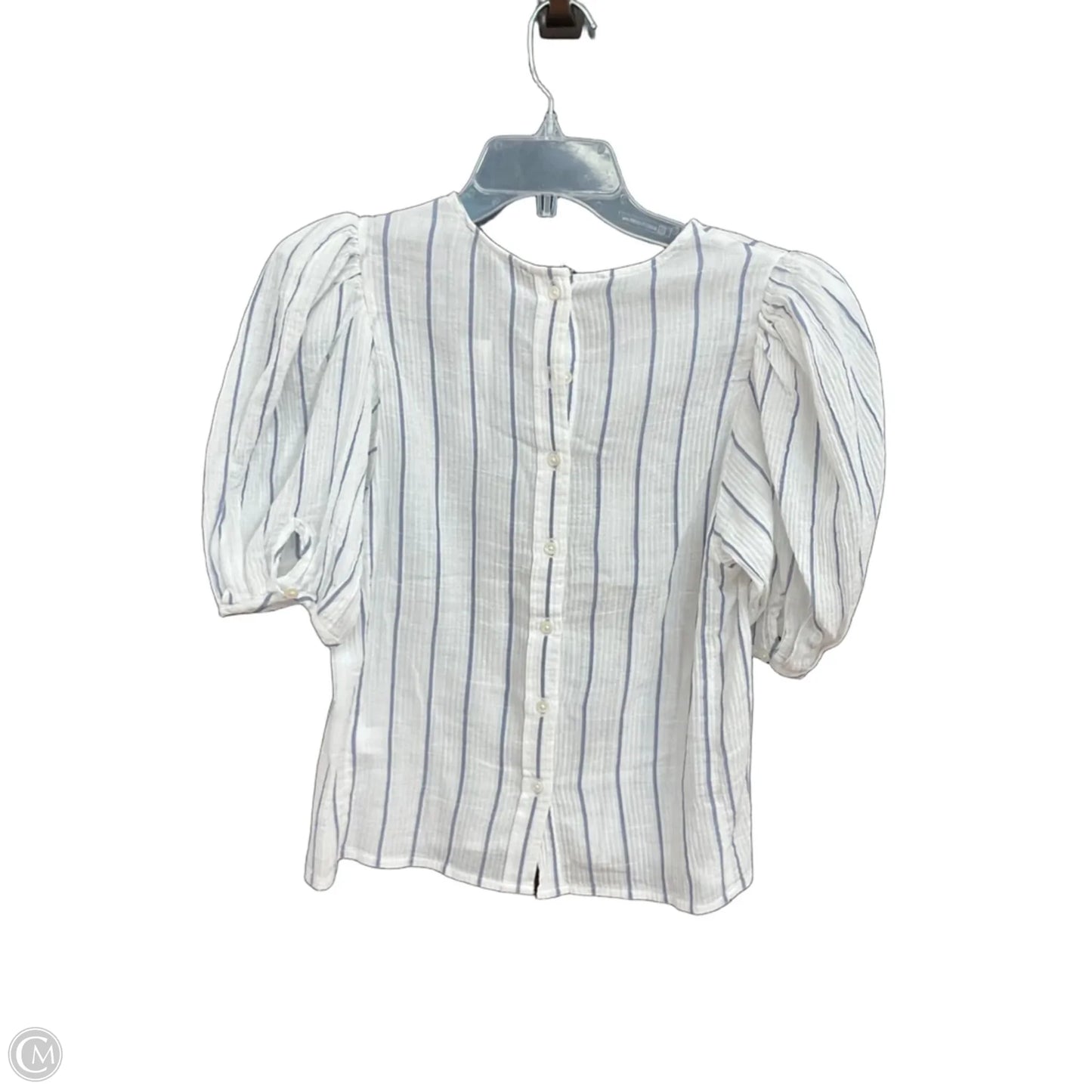 Top Short Sleeve By J. Crew In White, Size: Xxs