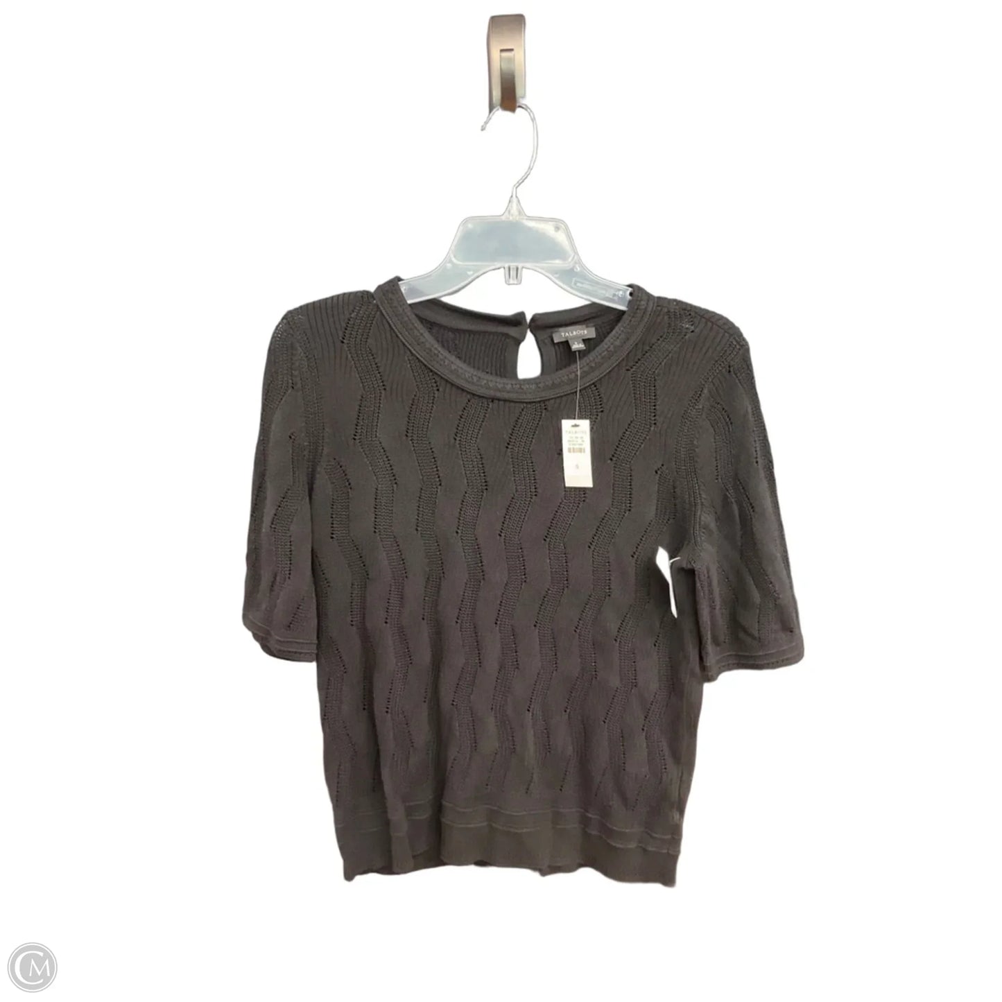 Top Short Sleeve By Talbots In Black, Size: S