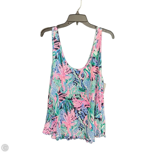 Top Sleeveless Designer By Lilly Pulitzer In Multi-colored, Size: Xxl