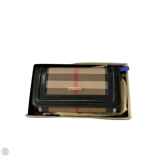 Wallet Luxury Designer By Burberry, Size: Medium
