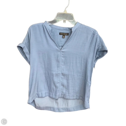 Top Sleeveless By Banana Republic In Blue, Size: Xxs
