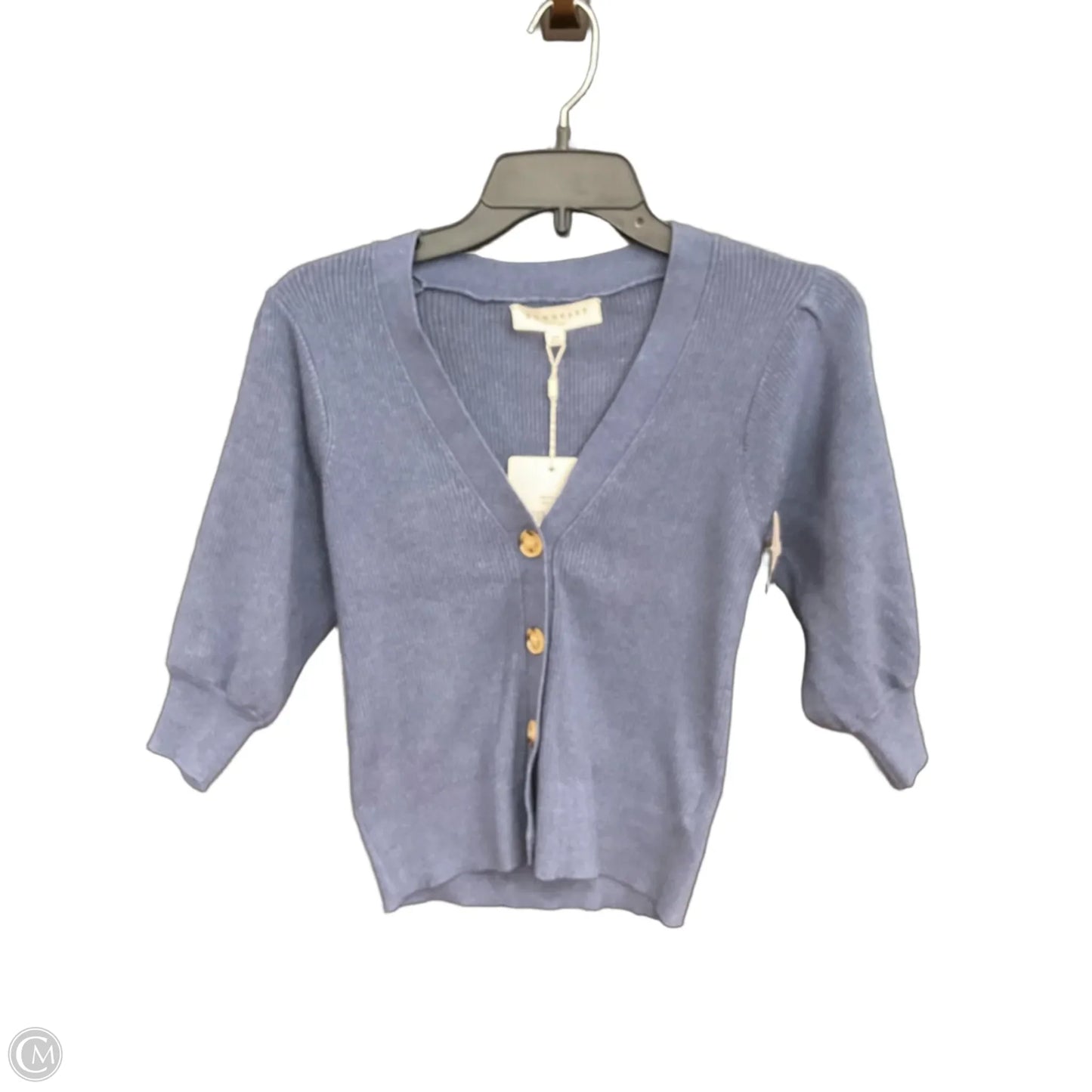 Cardigan By Downeast In Blue, Size: Xs