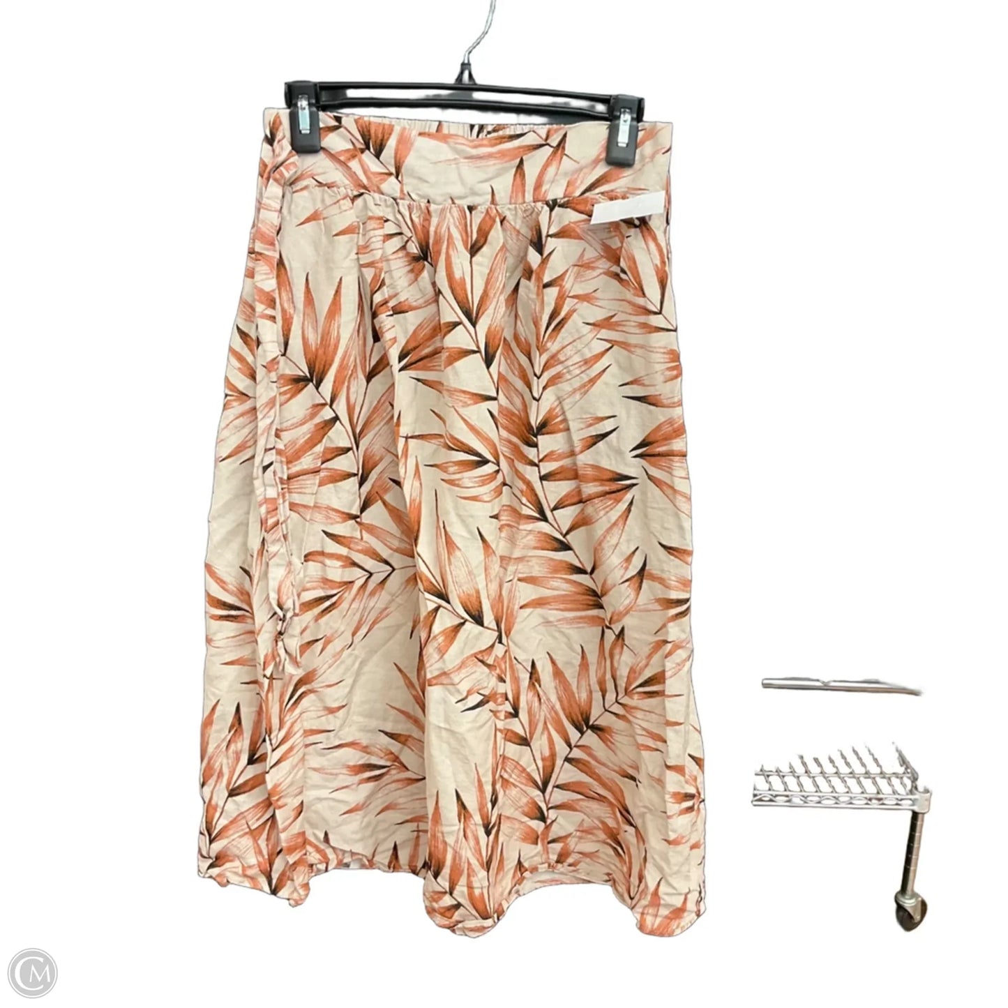 Skirt Midi By Ann Taylor In Floral Print, Size: Xsp