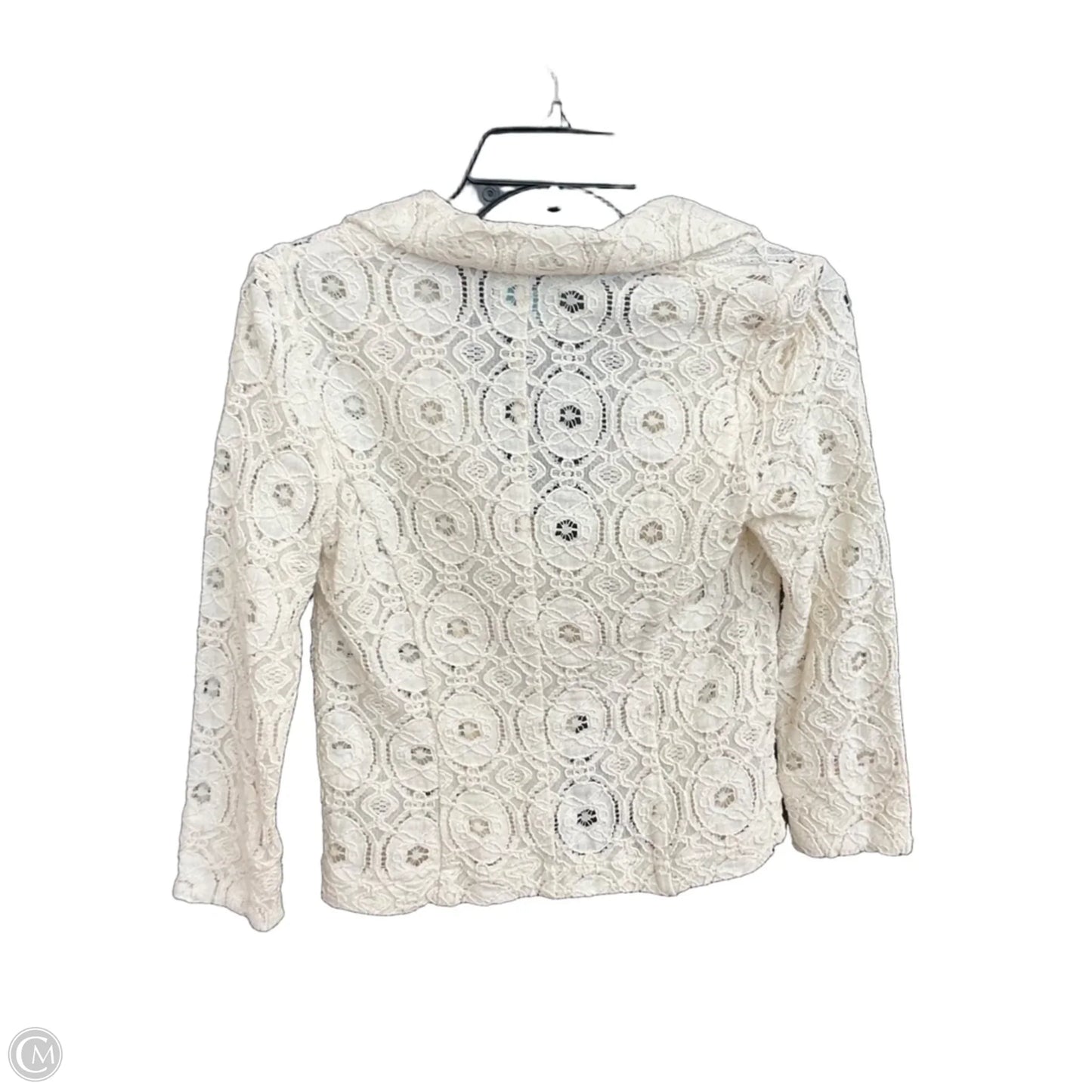 Blazer By Cynthia Rowley In Cream, Size: S