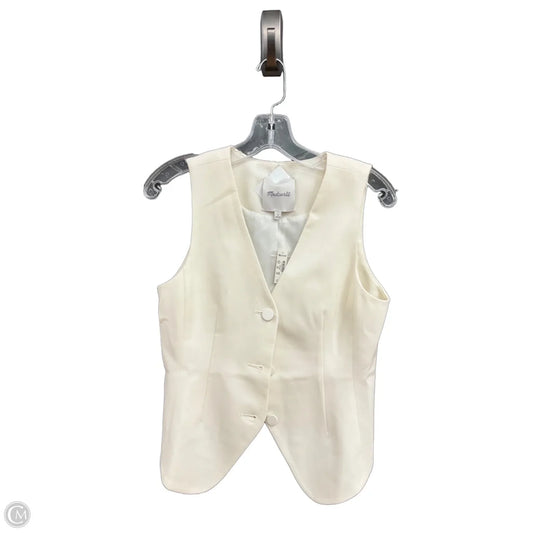 Vest Other By Madewell In Cream, Size: Xs