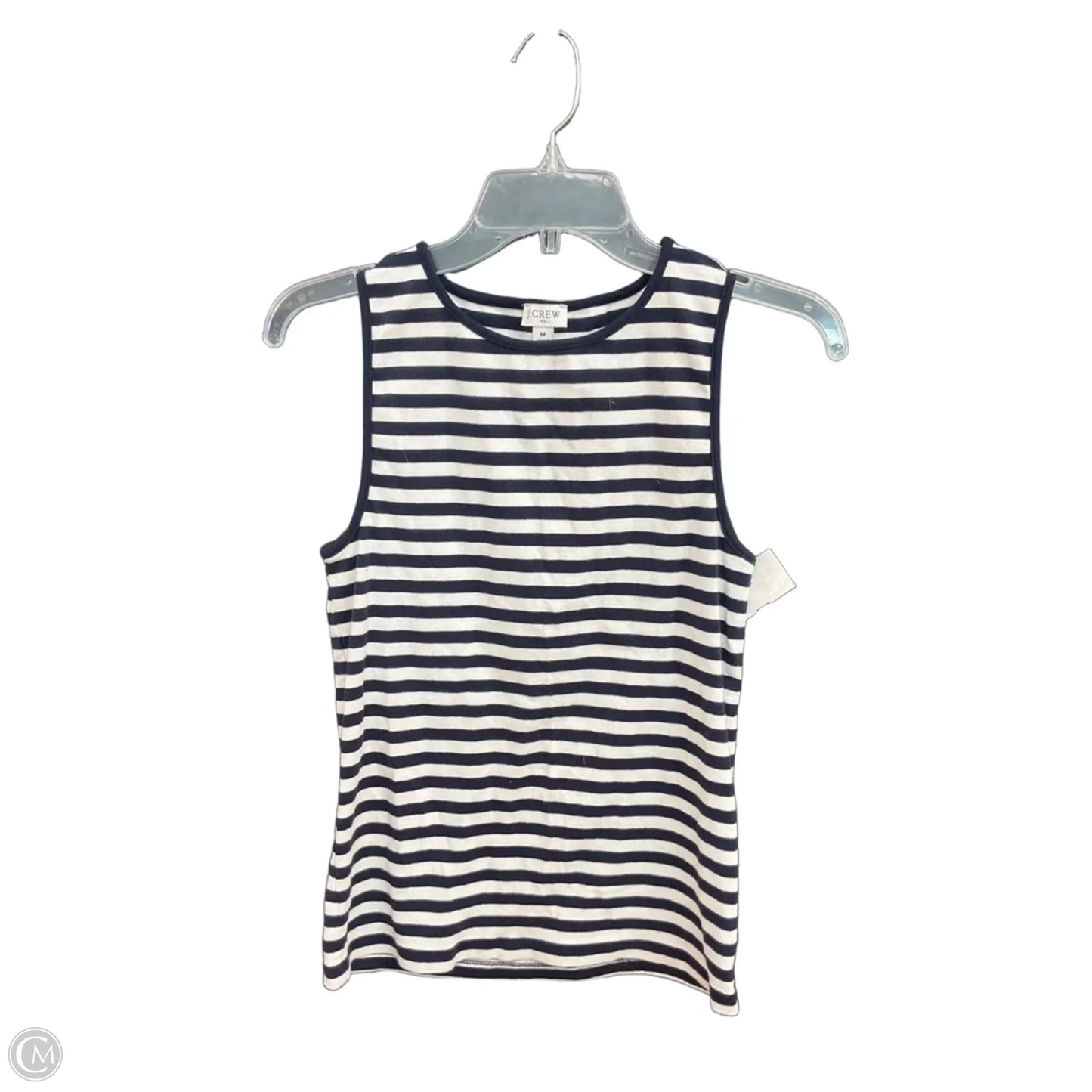 Top Sleeveless Basic By J. Crew In Striped Pattern, Size: M
