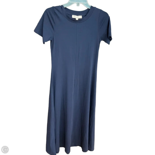 Dress Casual Maxi By Loft In Navy, Size: Xsp