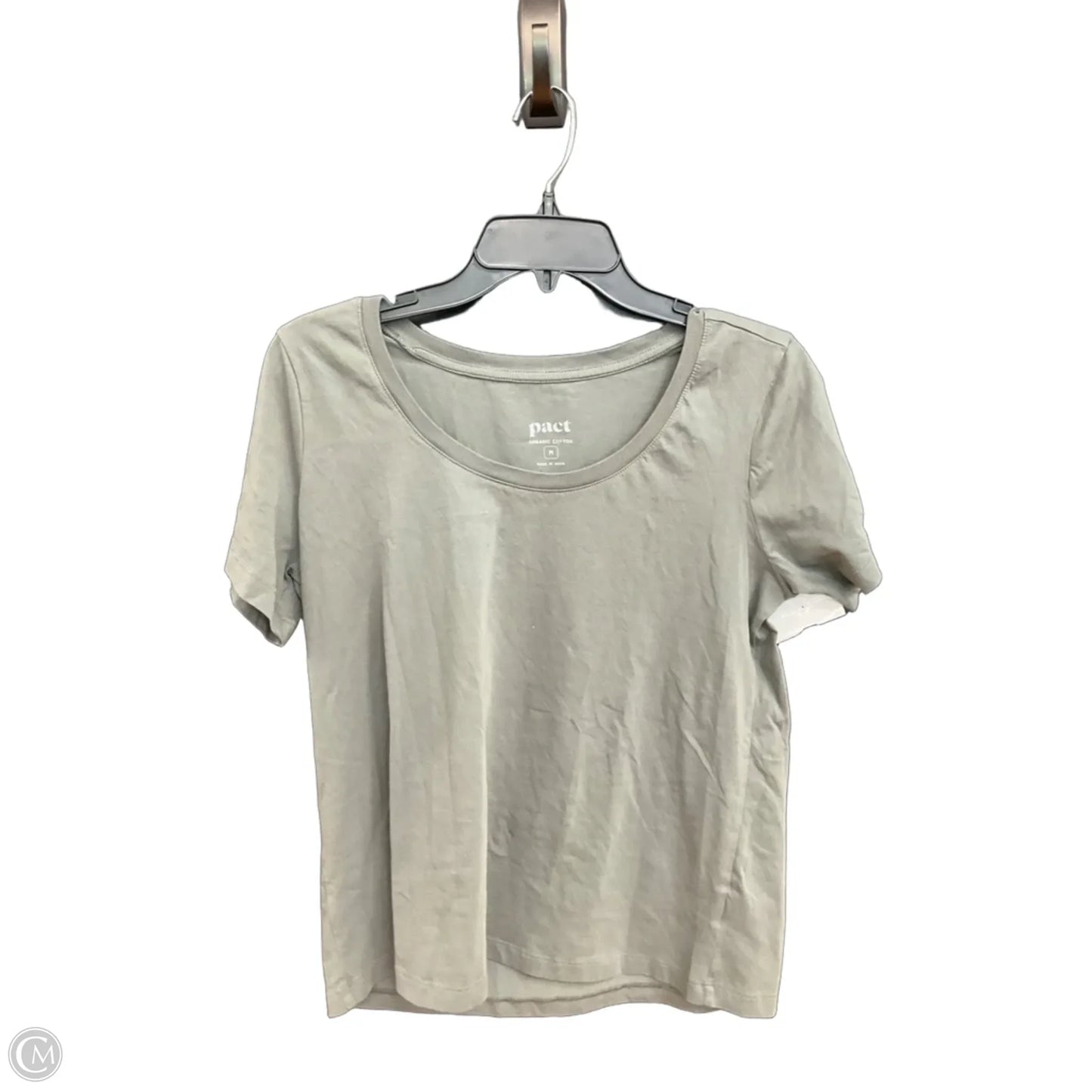 Top Short Sleeve Basic By Pact In Grey, Size: M