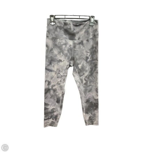 Athletic Leggings By Lululemon In Grey, Size: M