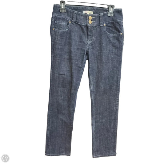 Jeans Boot Cut By Cabi In Blue Denim, Size: 4