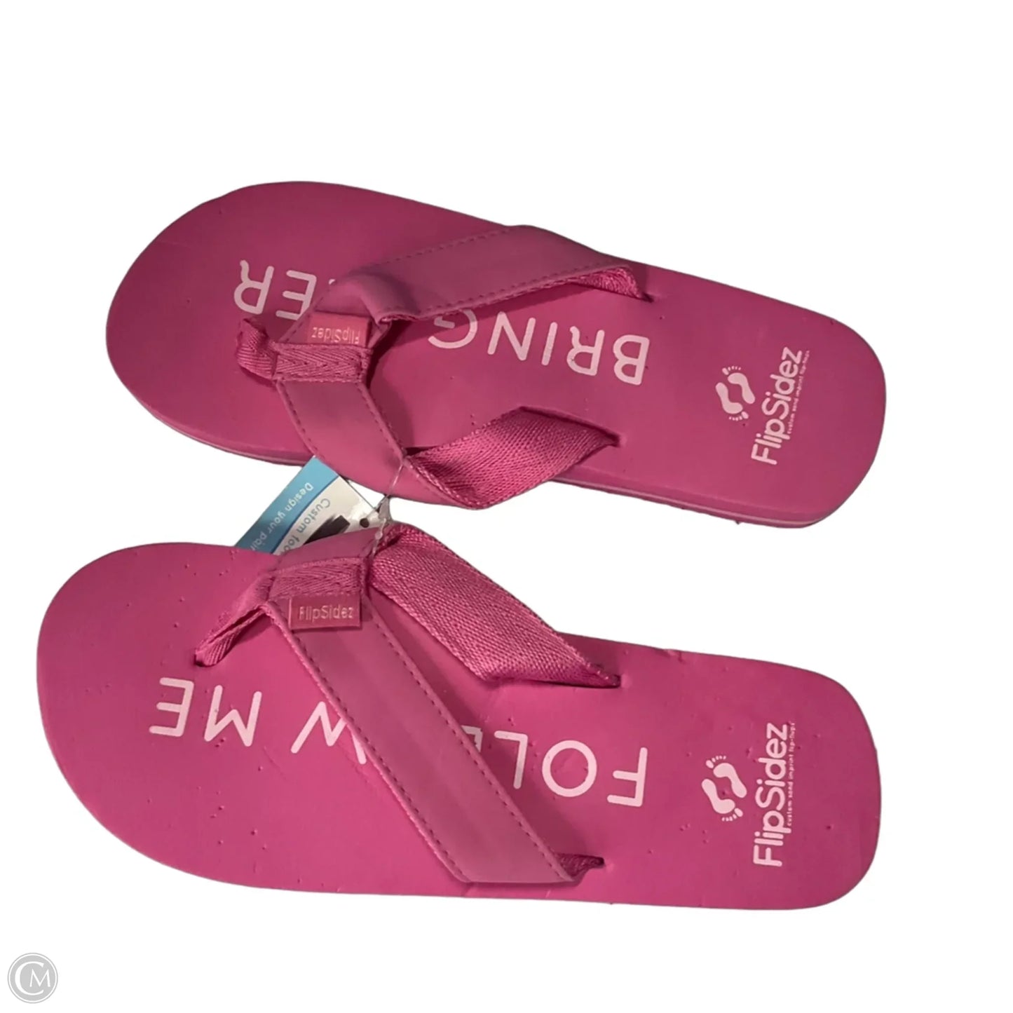 Sandals Flip Flops By Clothes Mentor In Pink, Size: 6.5