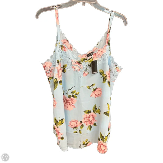 Top Sleeveless By Torrid In Blue, Size: 1x