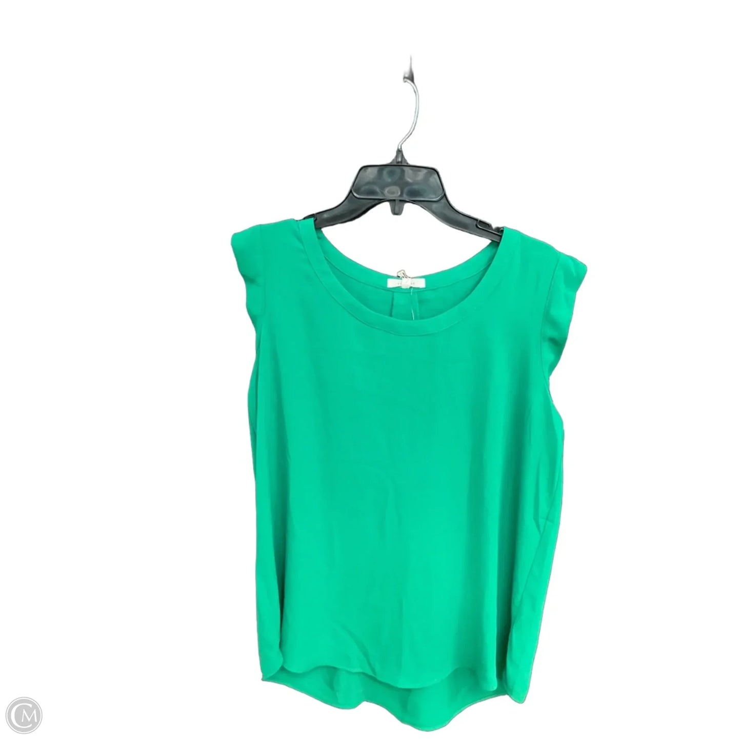 Top Short Sleeve By Pleione In Green, Size: M