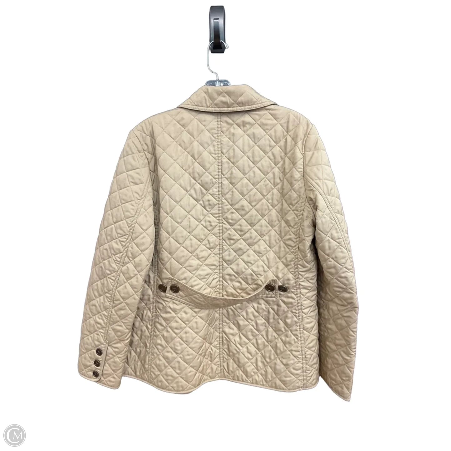 Jacket Luxury Designer By Burberry In Tan, Size: L