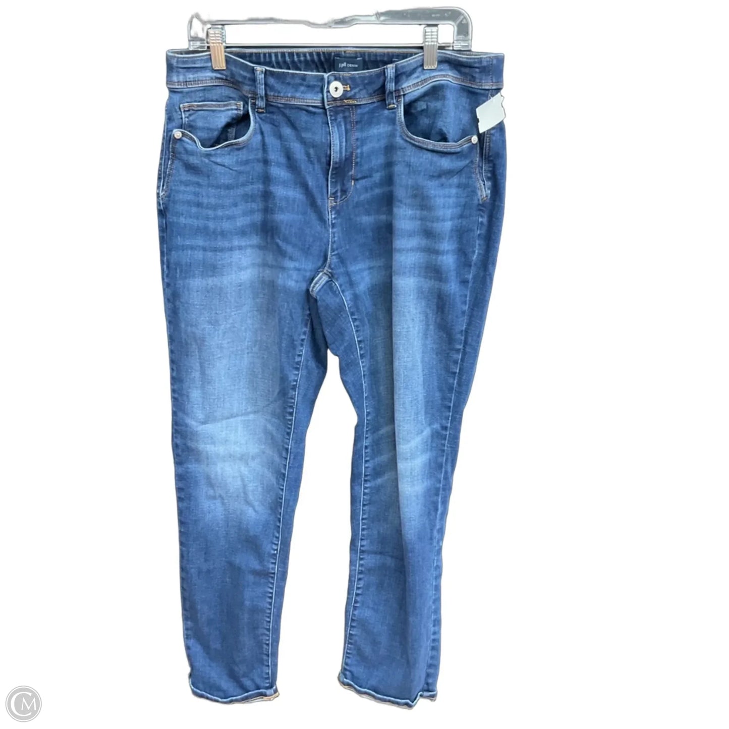 Jeans Straight By J. Jill In Blue Denim, Size: 16