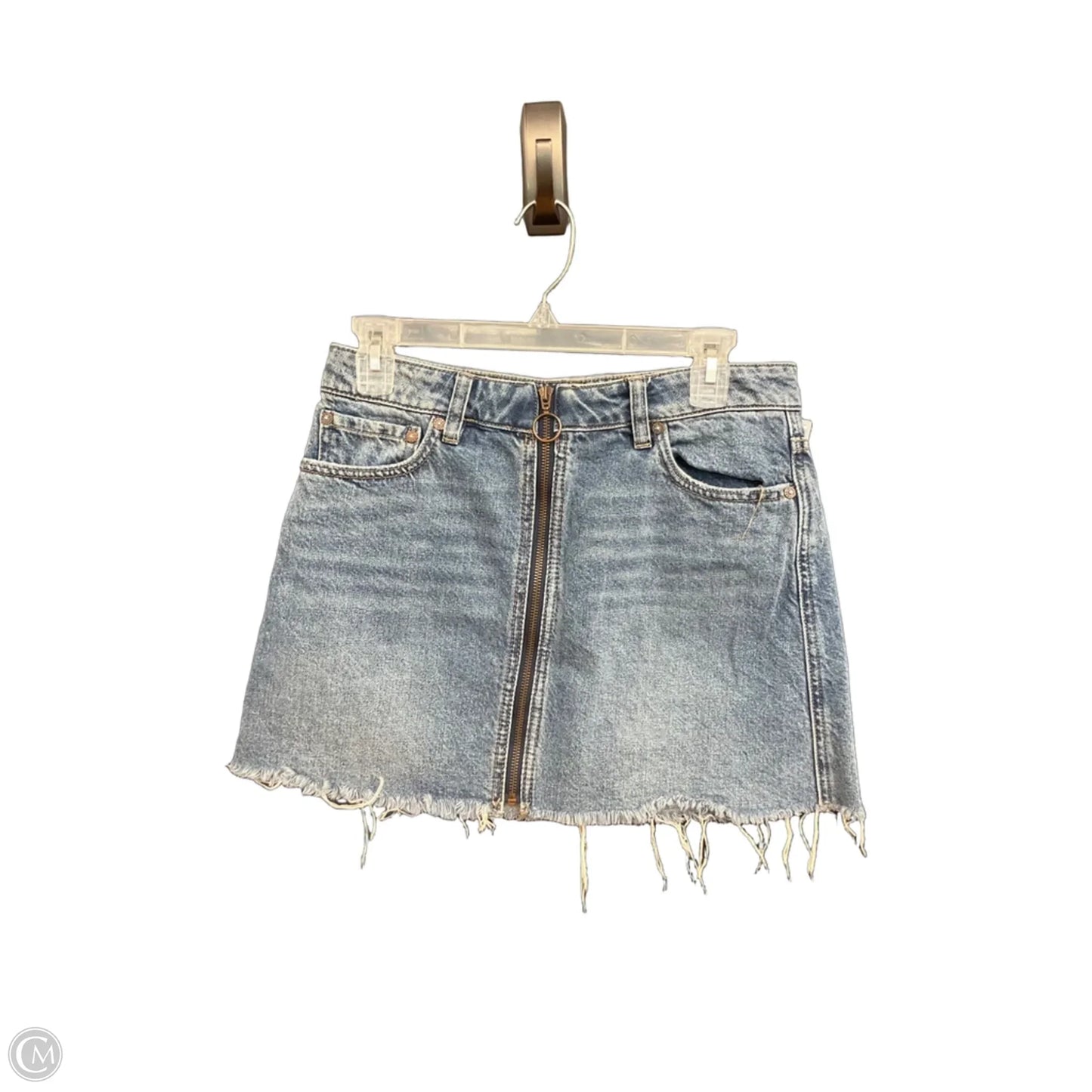 Skirt Mini & Short By We The Free In Blue Denim, Size: 2