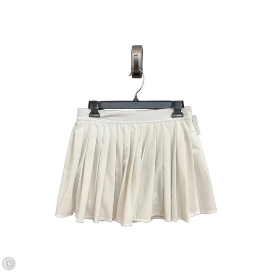 Athletic Skirt By Lululemon In White, Size: M