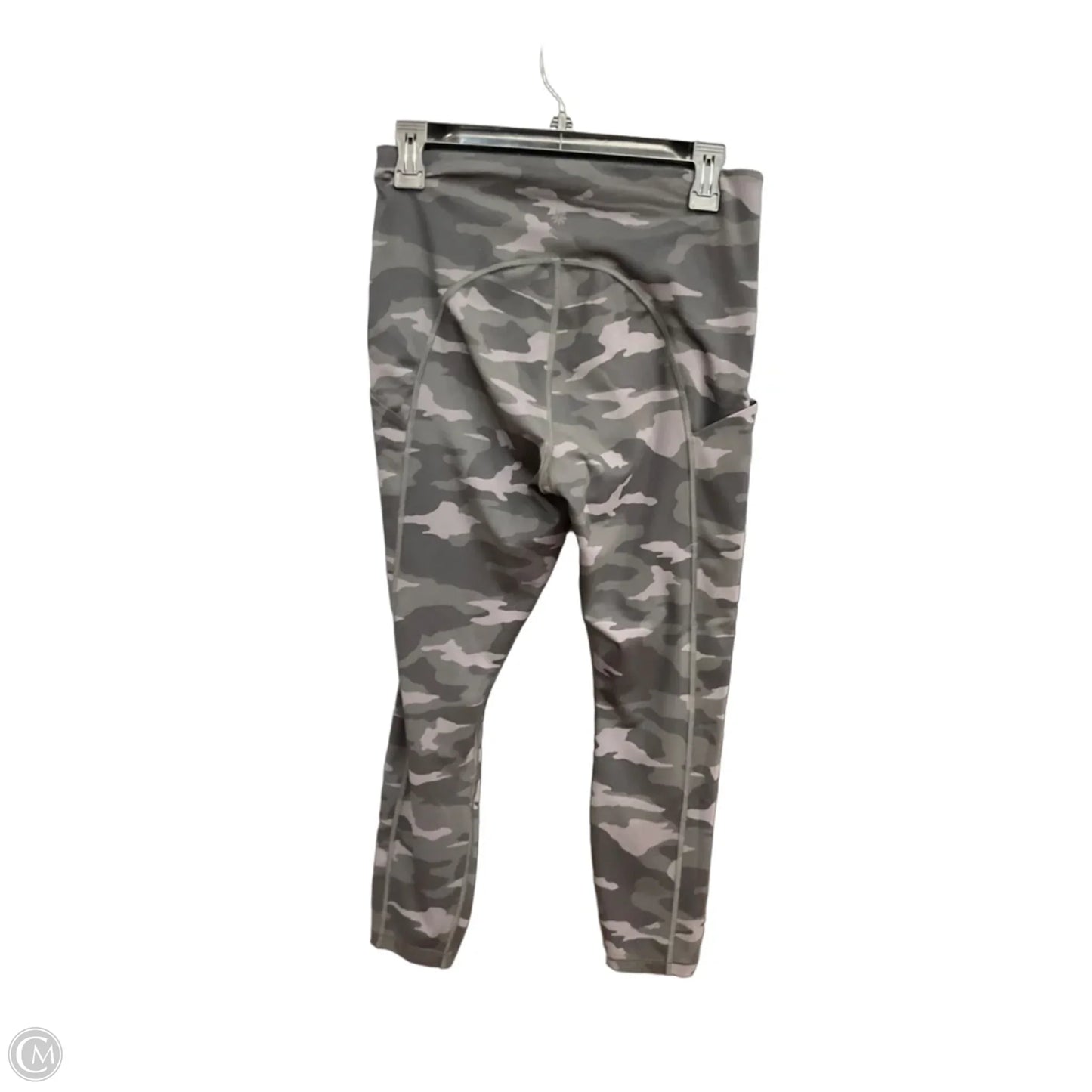 Athletic Leggings By Athleta In Camouflage Print, Size: M