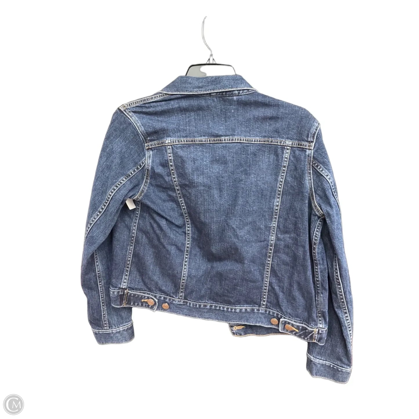 Jacket Denim By Gap In Blue Denim, Size: Mp