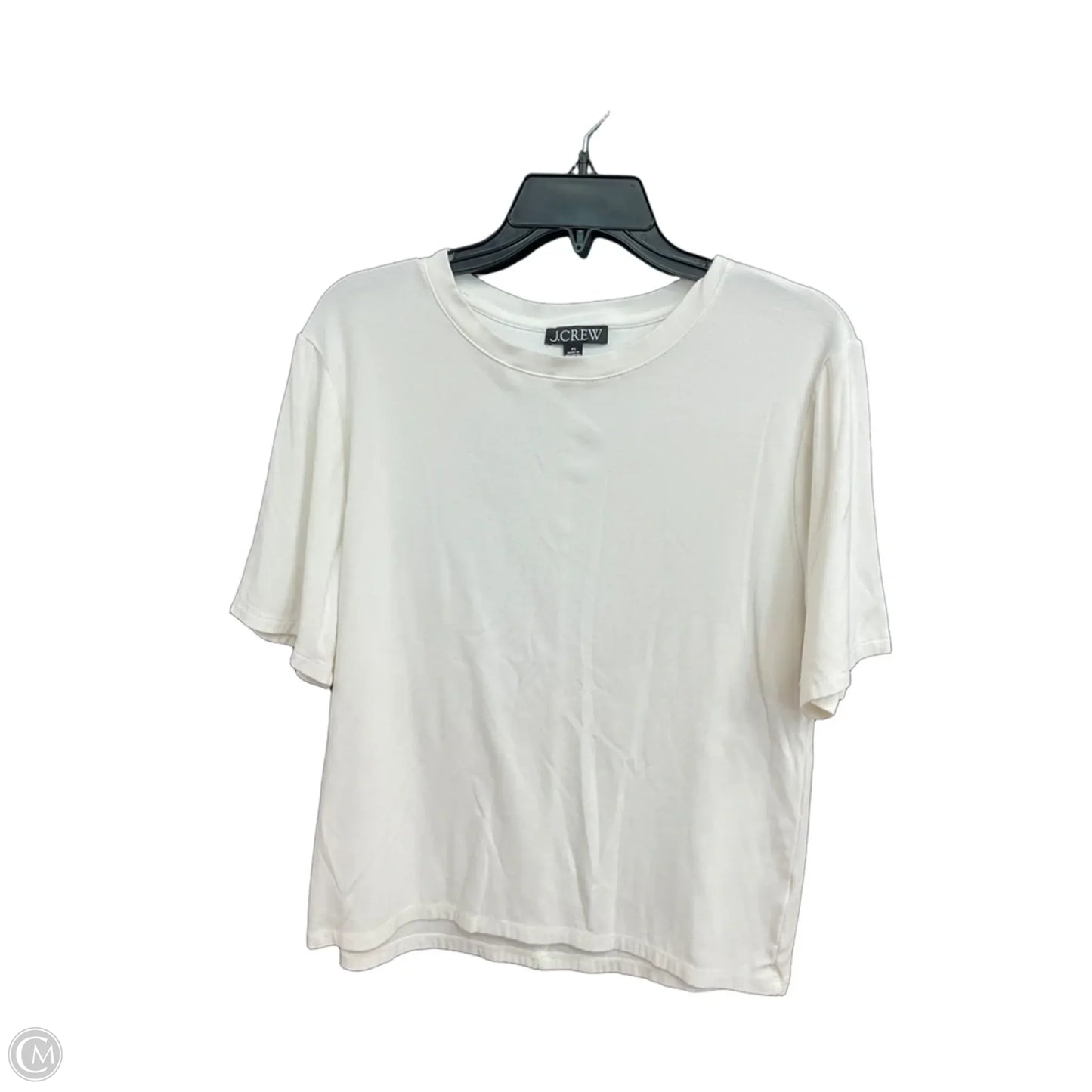 Top Short Sleeve Basic By J. Crew In White, Size: Xl