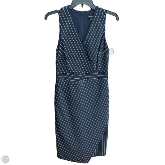 Dress Casual Midi By Banana Republic In Navy, Size: 4