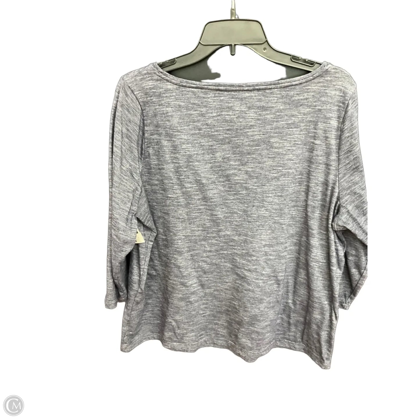 Top 3/4 Sleeve By Talbots In Navy, Size: 2x