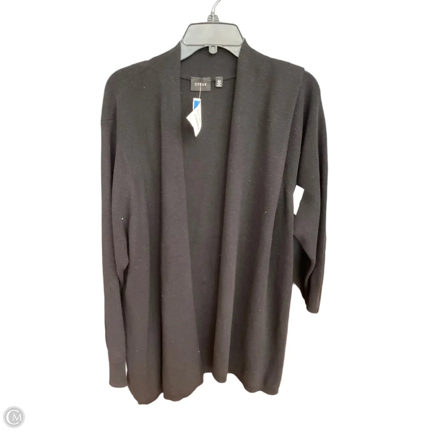 Cardigan By Cyrus In Black, Size: 3x