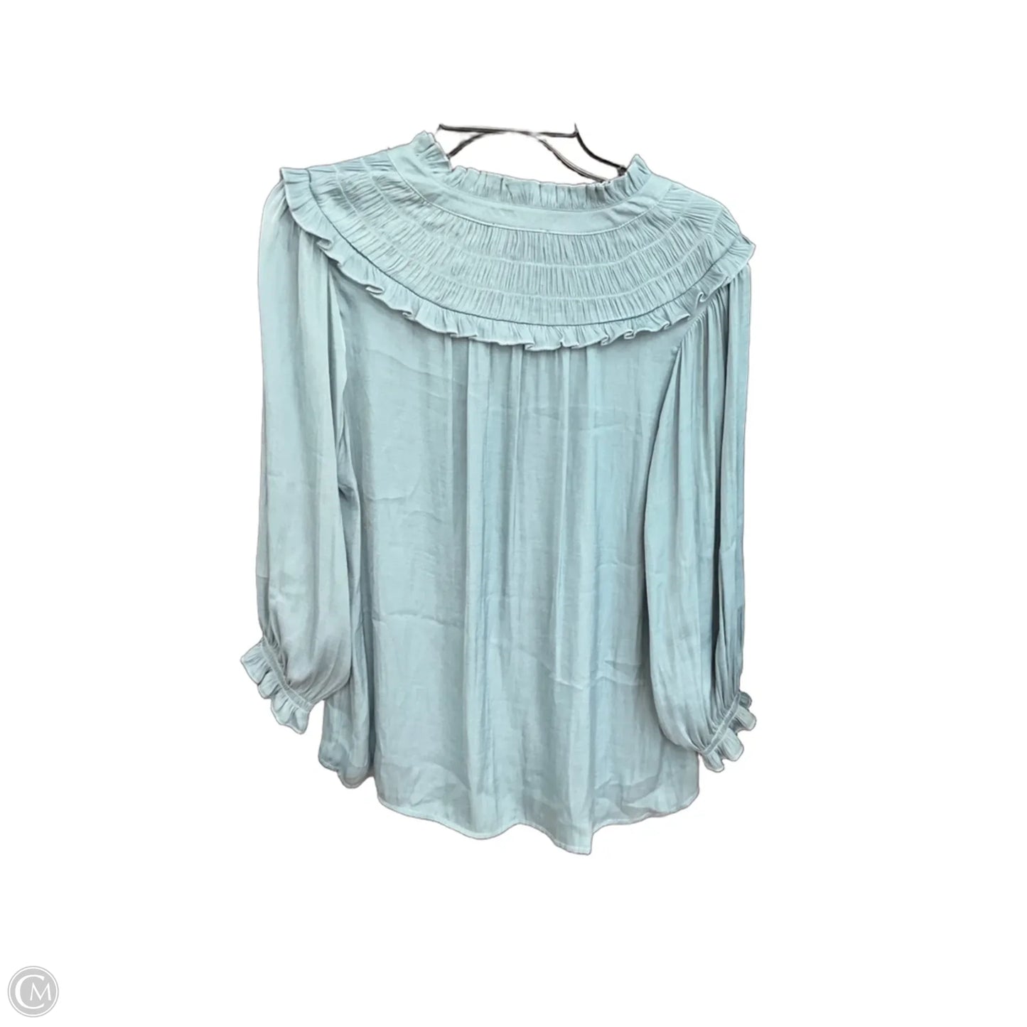 Blouse Long Sleeve By Democracy In Blue, Size: M