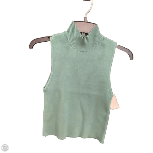 Top Sleeveless By Madewell In Green, Size: M