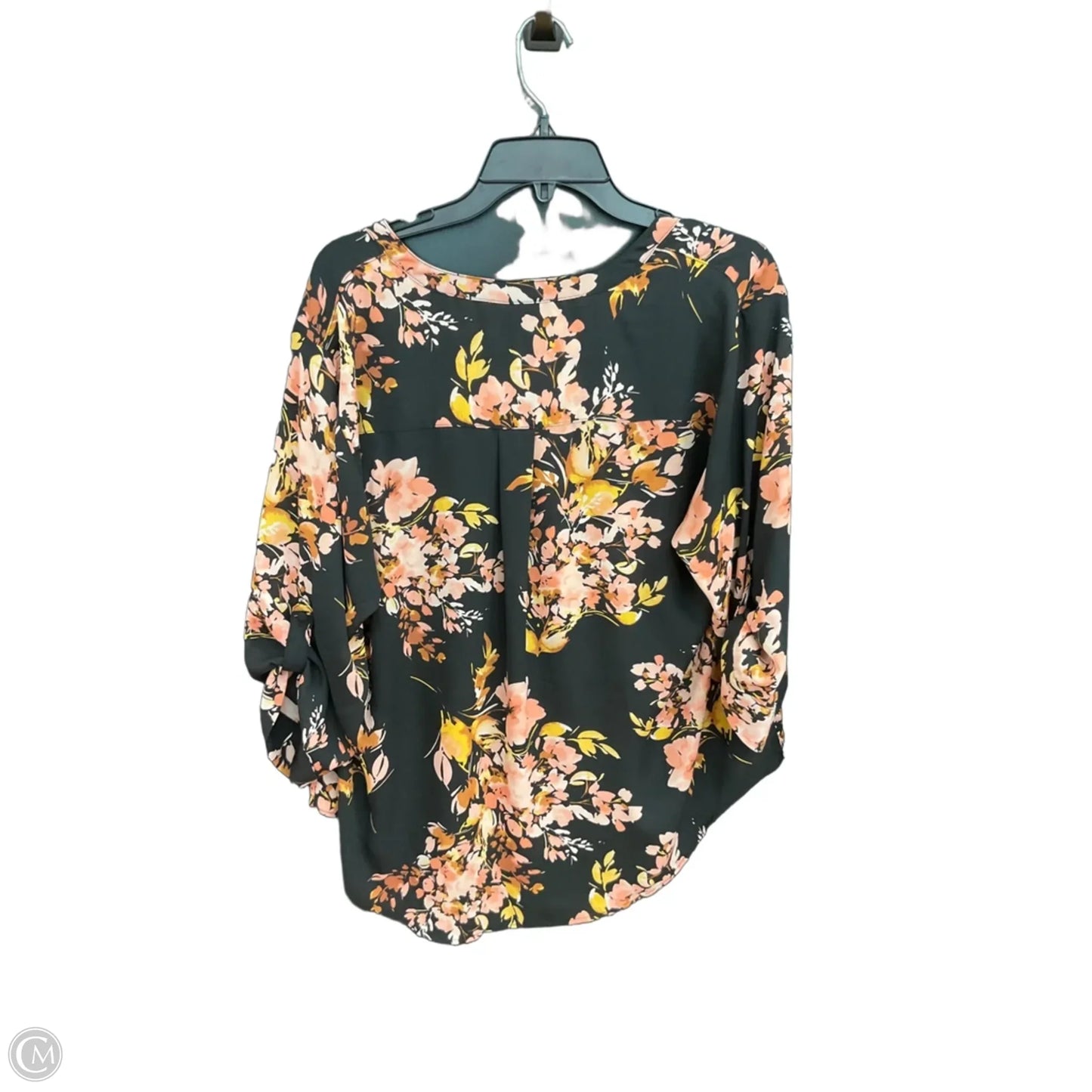 Top 3/4 Sleeve By Torrid In Black, Size: 1x