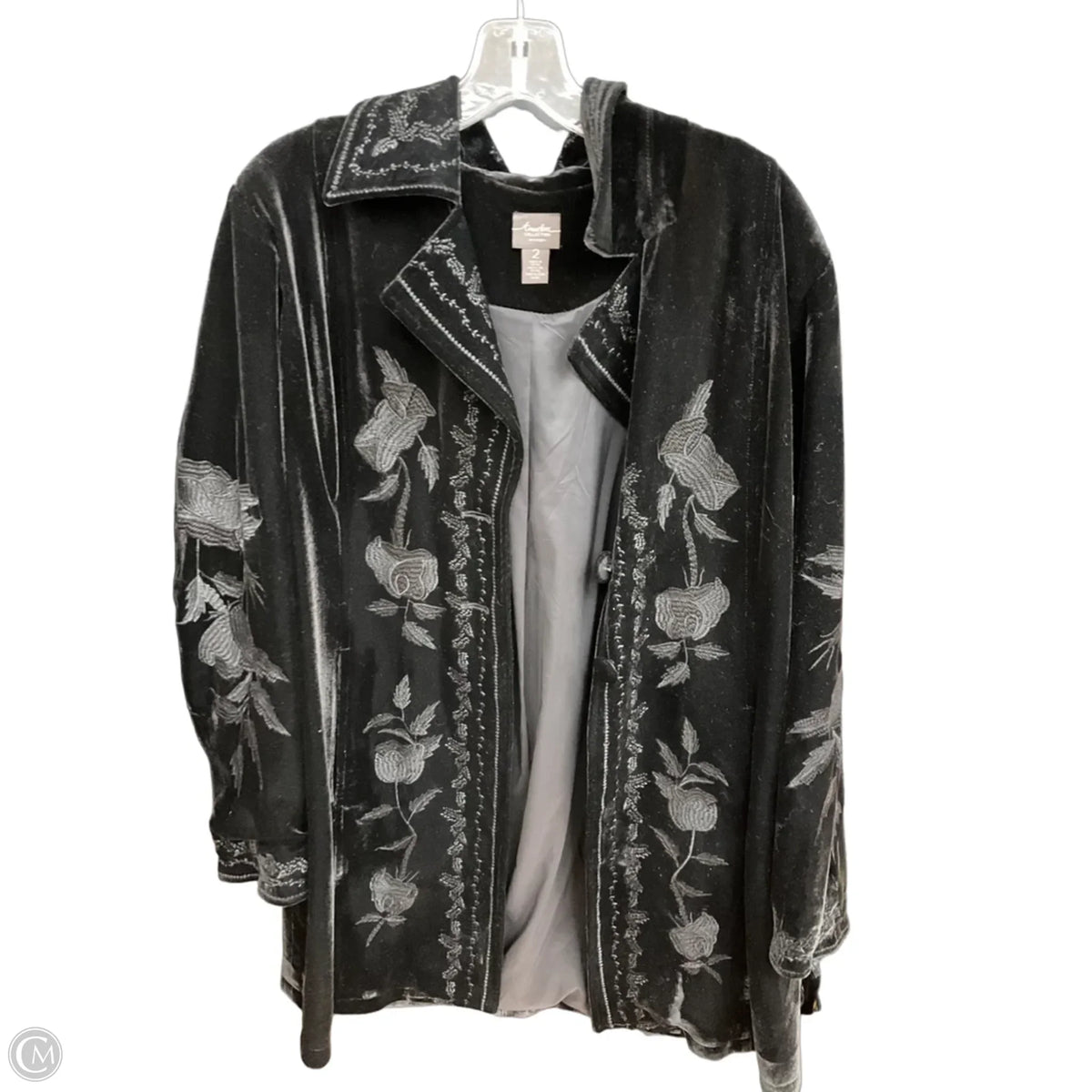 Jacket Other By Chicos In Black, Size: L
