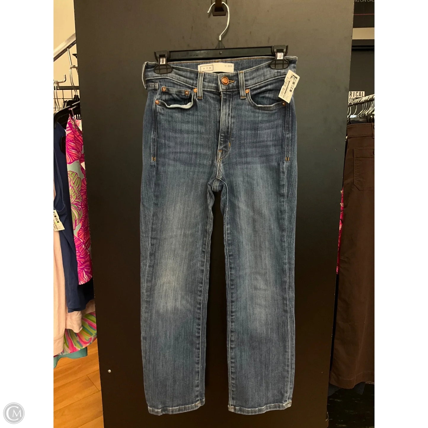 Jeans Designer By Ayr In Blue Denim, Size: 4