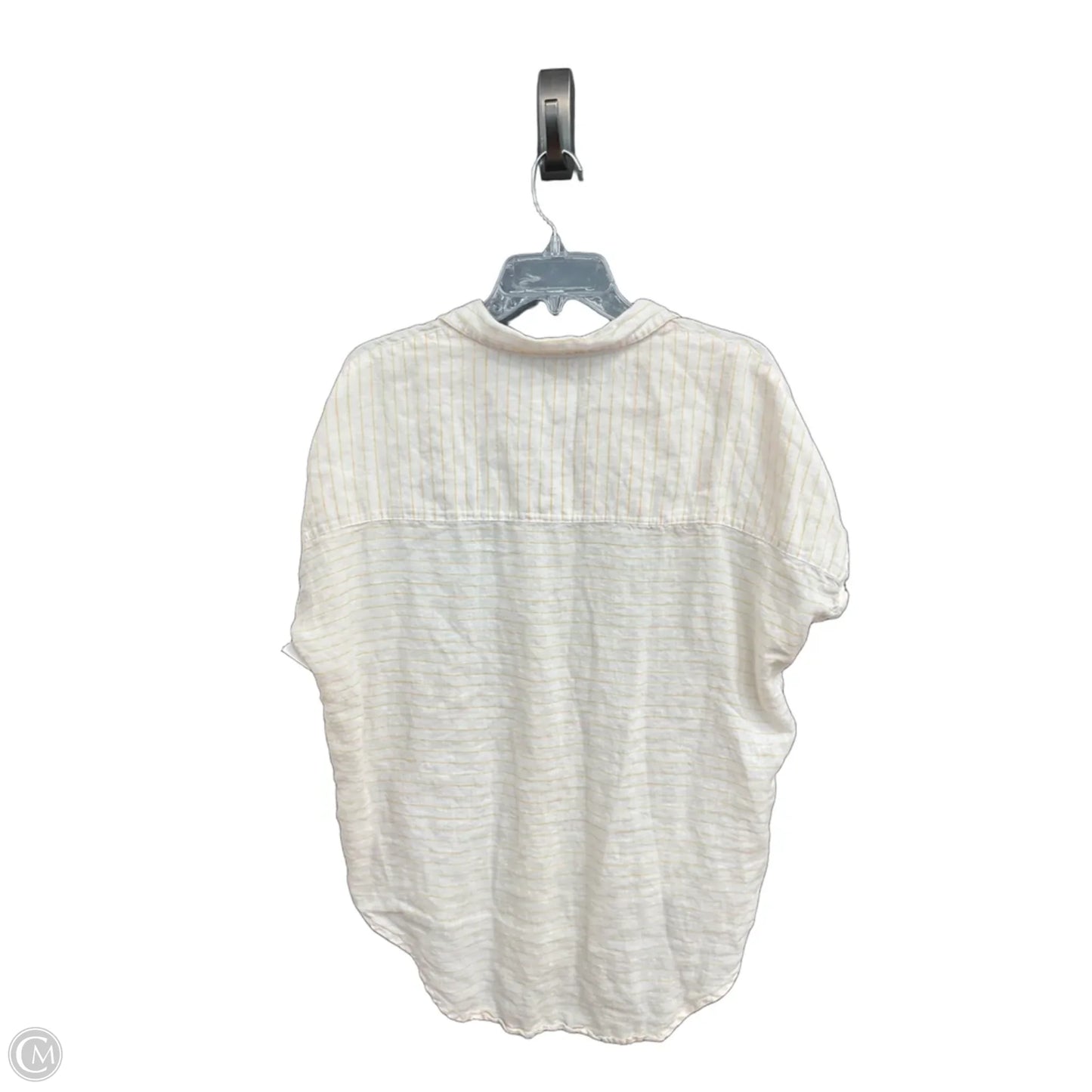 Top Short Sleeve By Cynthia Rowley In Striped Pattern, Size: M